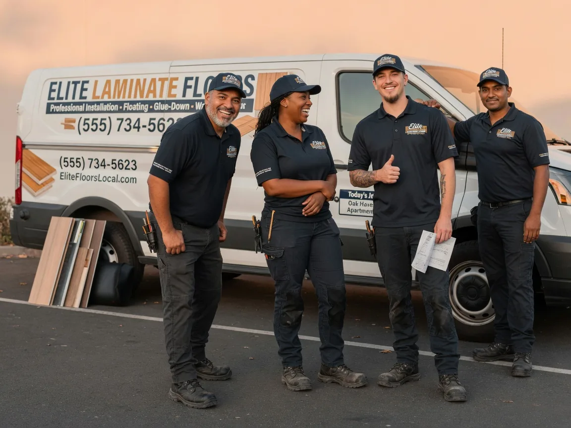 Laminate flooring installation company in England, AR